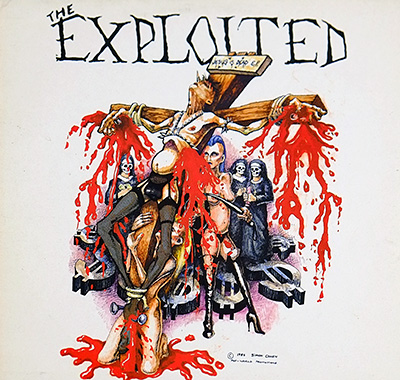 The EXPLOITED Vinyl Album Discography  album front cover vinyl record